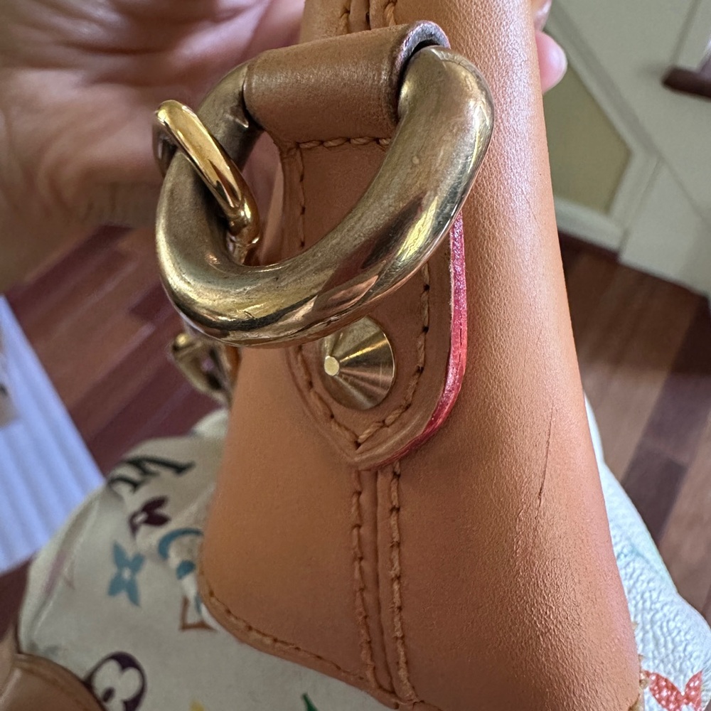 Louis Vuitton Murakami Judy white monogram multi color shoulder bag - Picture 12 of 16